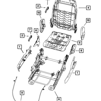 Mopar® - Fold Flat Cable
