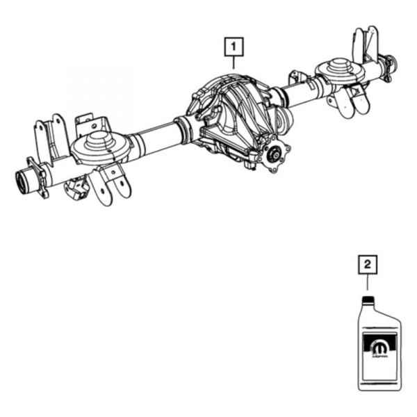 Mopar® - Rear Drive Axle Assembly
