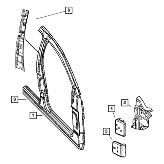 Chrysler OE - Left Outer Uniside