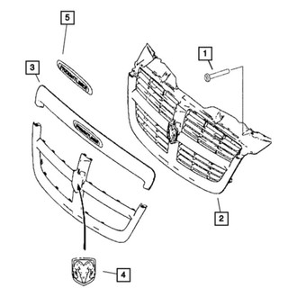 Dodge OE - Front Grille Emblem