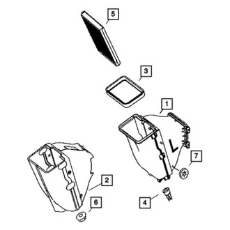 Dodge OE - Front HVAC Unit Case Cover