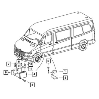 Dodge OE - Parking Aid System Control Module Bracket