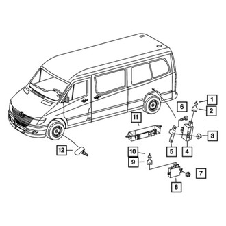 Dodge OE - Tire Pressure Monitoring System (TPMS) Receiver Bracket