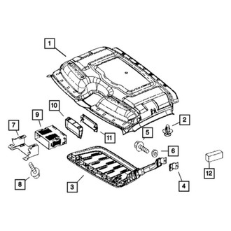 Dodge OE - Front Roof Bow Bracket