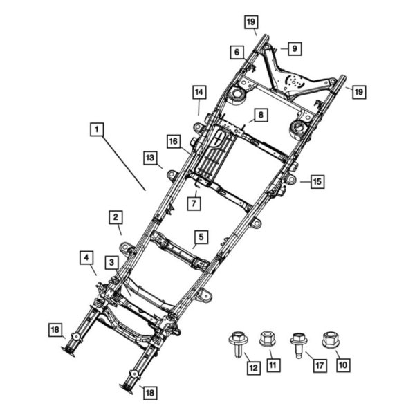 Mopar® - Chassis Frame Assembly