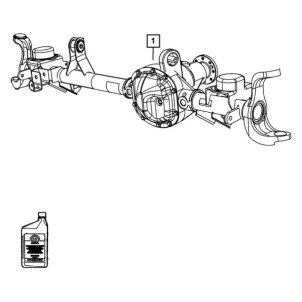 Mopar® - Front Drive Axle Assembly
