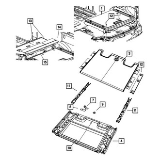 Mopar® - Rear Trunk Floor Storage Box