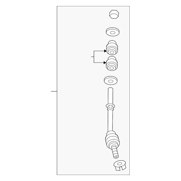 Mopar® - Front Stabilizer Bar Link Kit