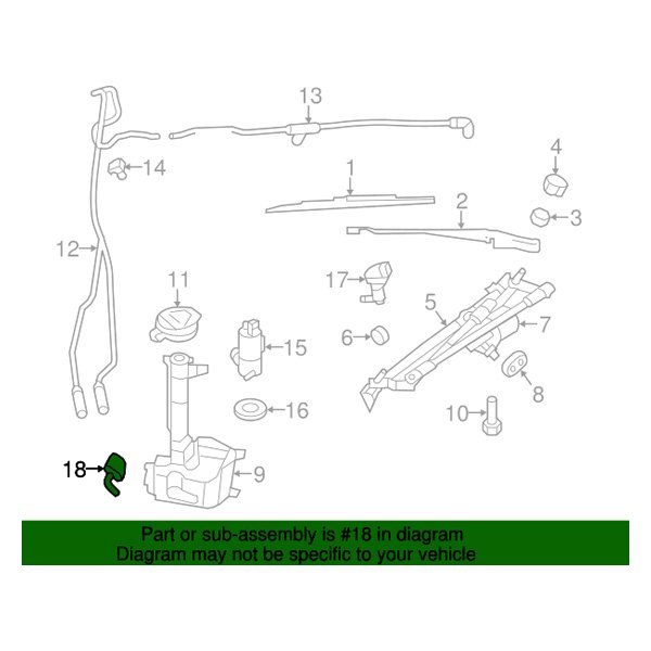 Mopar® - Washer Fluid Level Sensor