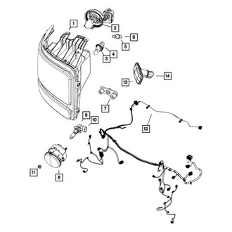 Mopar® - Driver Side Headlight Retainer