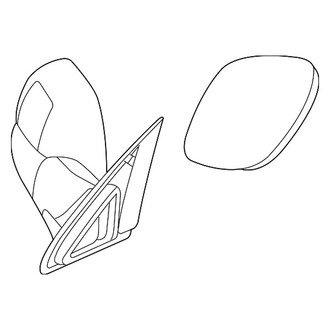 Dodge OE - Front Left Door Mirror