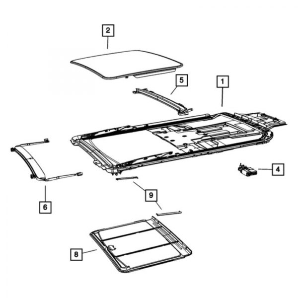 Sunroof Guide Rail