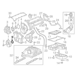 Jeep OE - Front Engine Crankshaft Seal