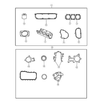 Mopar® - Engine Cover Gasket