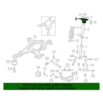 Dodge OE - Rear Suspension Shock Absorber Mount