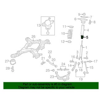 Mopar® - Rear Control Arm Bumper