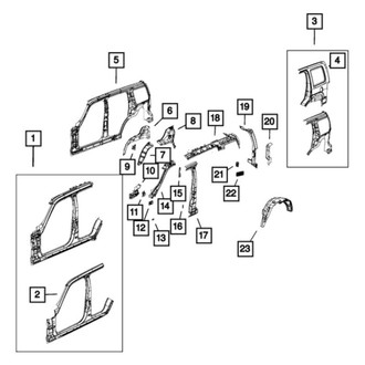Jeep OE - Rear Left Quarter Panel