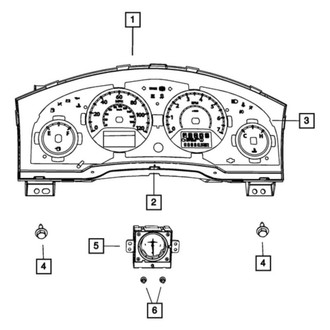 Dodge OE - Instrument Panel Lens