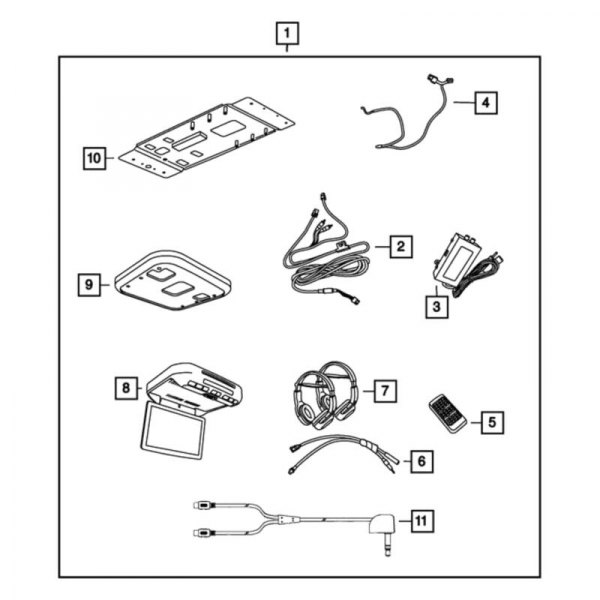 Mopar® 68033634AB Wiring Harness