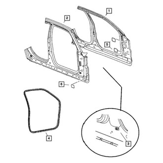 Dodge OE - Right Inner Uniside