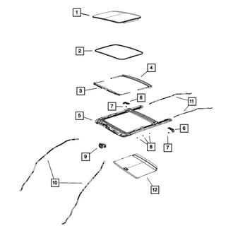 Mopar® - Sunroof Frame Bracket
