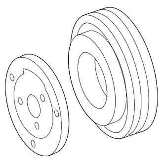 Ram OE - A/C Compressor Clutch Pulley