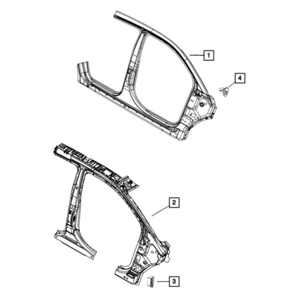 Mopar® - Body Side Aperture Front Panel Package