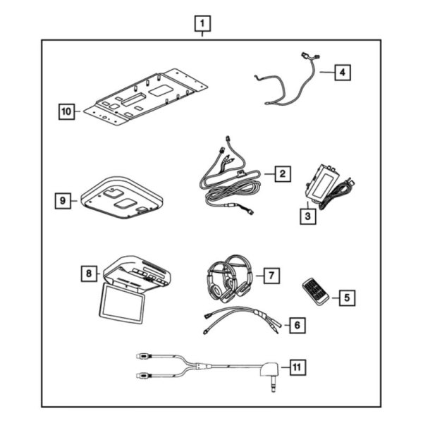 Mopar® 68037916AB Wiring Harness
