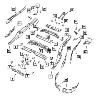 Mopar® - Prop Shaft Support