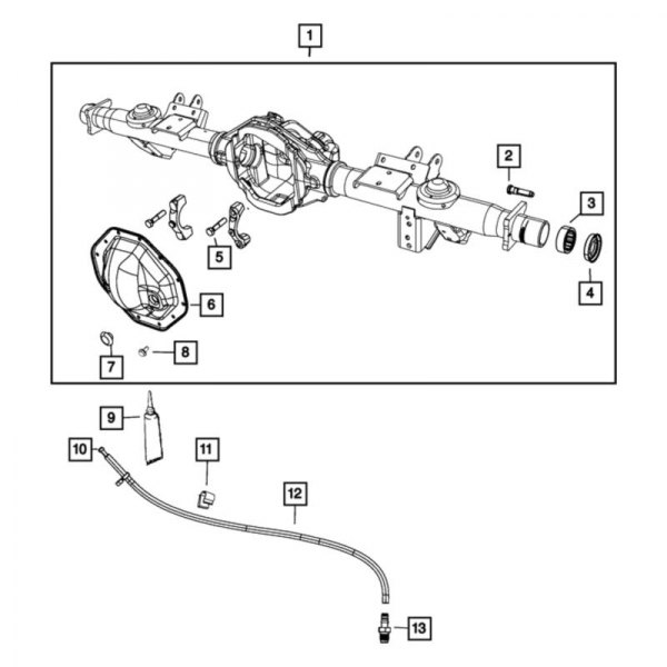 Mopar® - Rear Axle Assembly