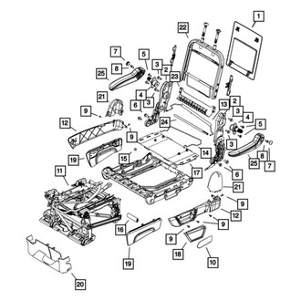 Mopar® - Seat Back Frame