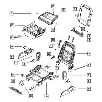 Dodge OE - Right Seat Frame Screw