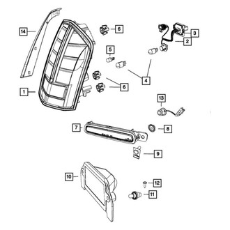 Mopar® - Replacement Tail Light