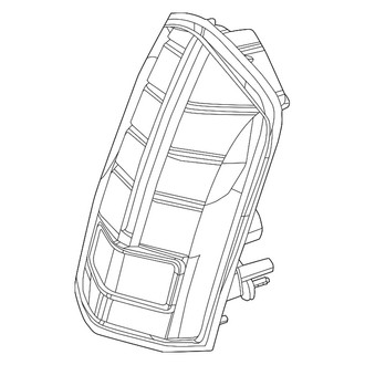 Mopar® - Driver Side Replacement Tail Light