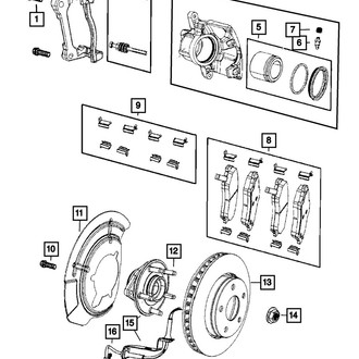 Mopar® - Front Brake Shield