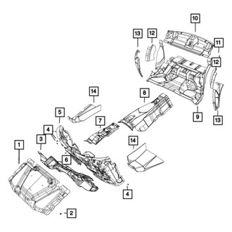 Mopar® - Floor Carpet Insulator