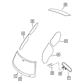 Mopar® - Windshield Glass