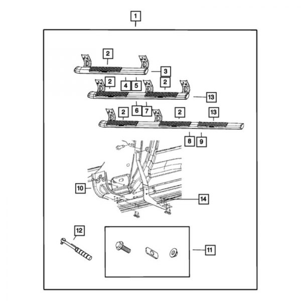 Mopar® - Right Side Step