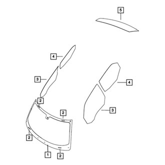 Mopar® - Windshield Glass Spacer