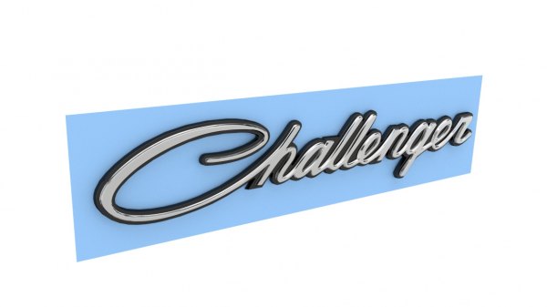 Mopar® - "Challenger" Script Front Fender Emblem