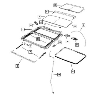 Ram OE - Right Sunroof Frame Bracket