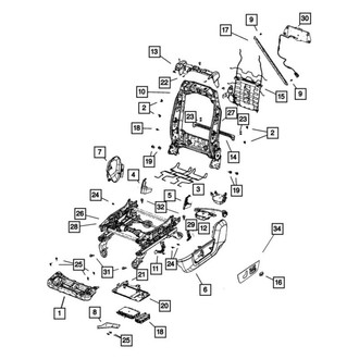 Mopar® - Seat Screw