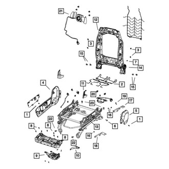 Mopar® - Seat Screw
