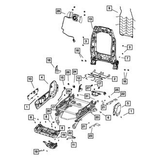 Mopar® - Seat Screw