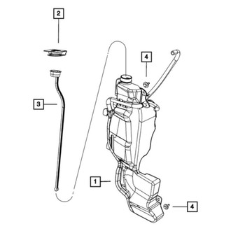 Mopar® - Coolant Fluid Level Dipstick