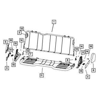 Mopar® - Seat Back Latch