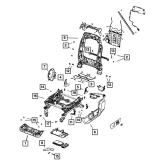 Mopar® - Roof Bow Bolts