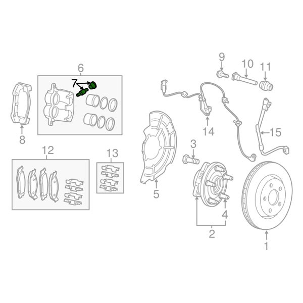 Mopar® - Front Brake Bleeder Screw