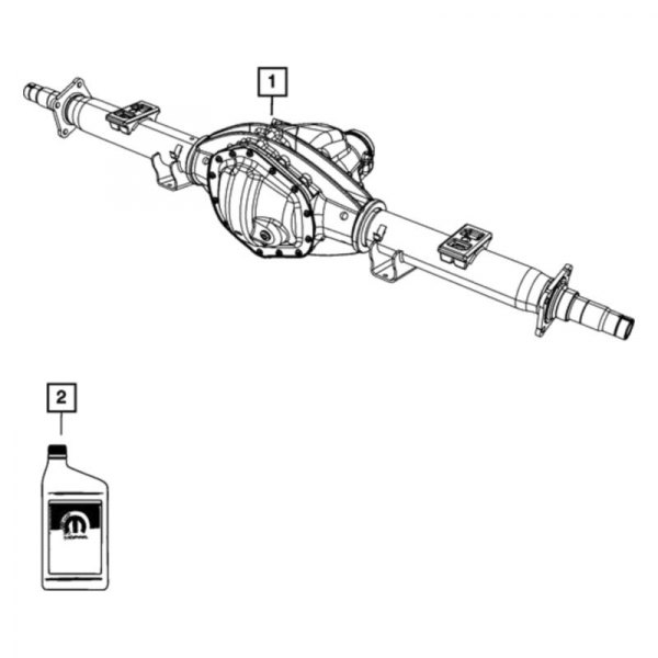 Mopar® - Rear Drive Axle Assembly