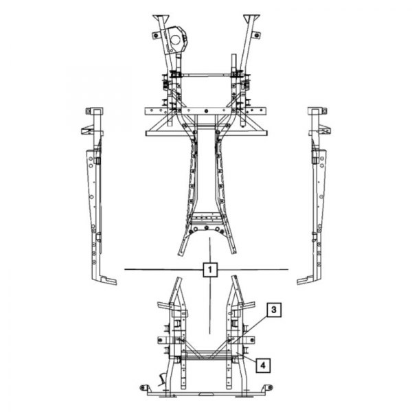 Mopar® - Chassis Frame Assembly